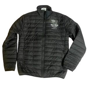 Hard Rock Hotel & Casino - Women’s Black Quilted Jacket - Size XL/14